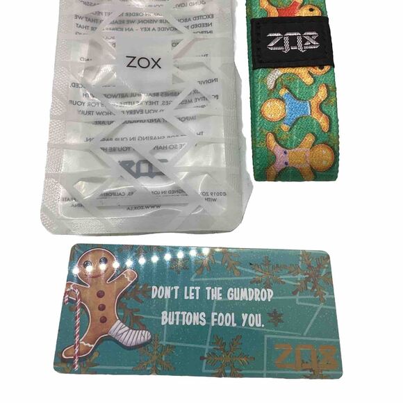 ZOX ONE TOUGH COOKIE  Med Strap Silver Logo XMAS 2020 Advent Calendar #373 - Picture 2 of 2